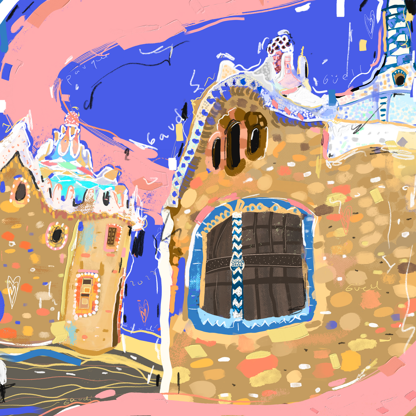 Afternoon at Guell Park