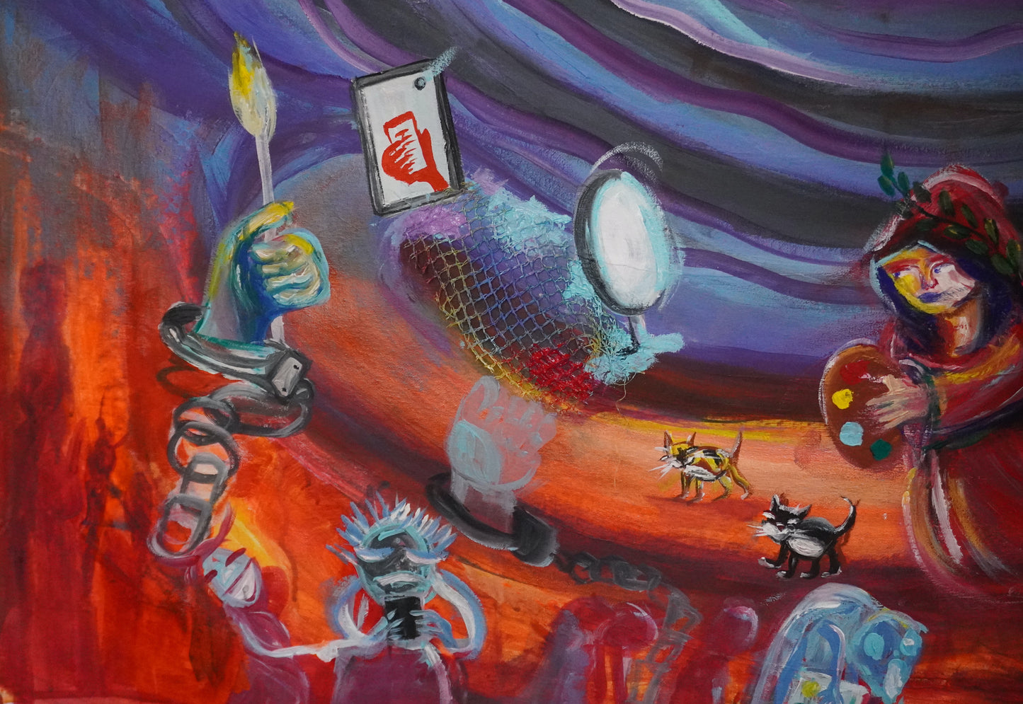 Divina comedia del arte - (Diptych)