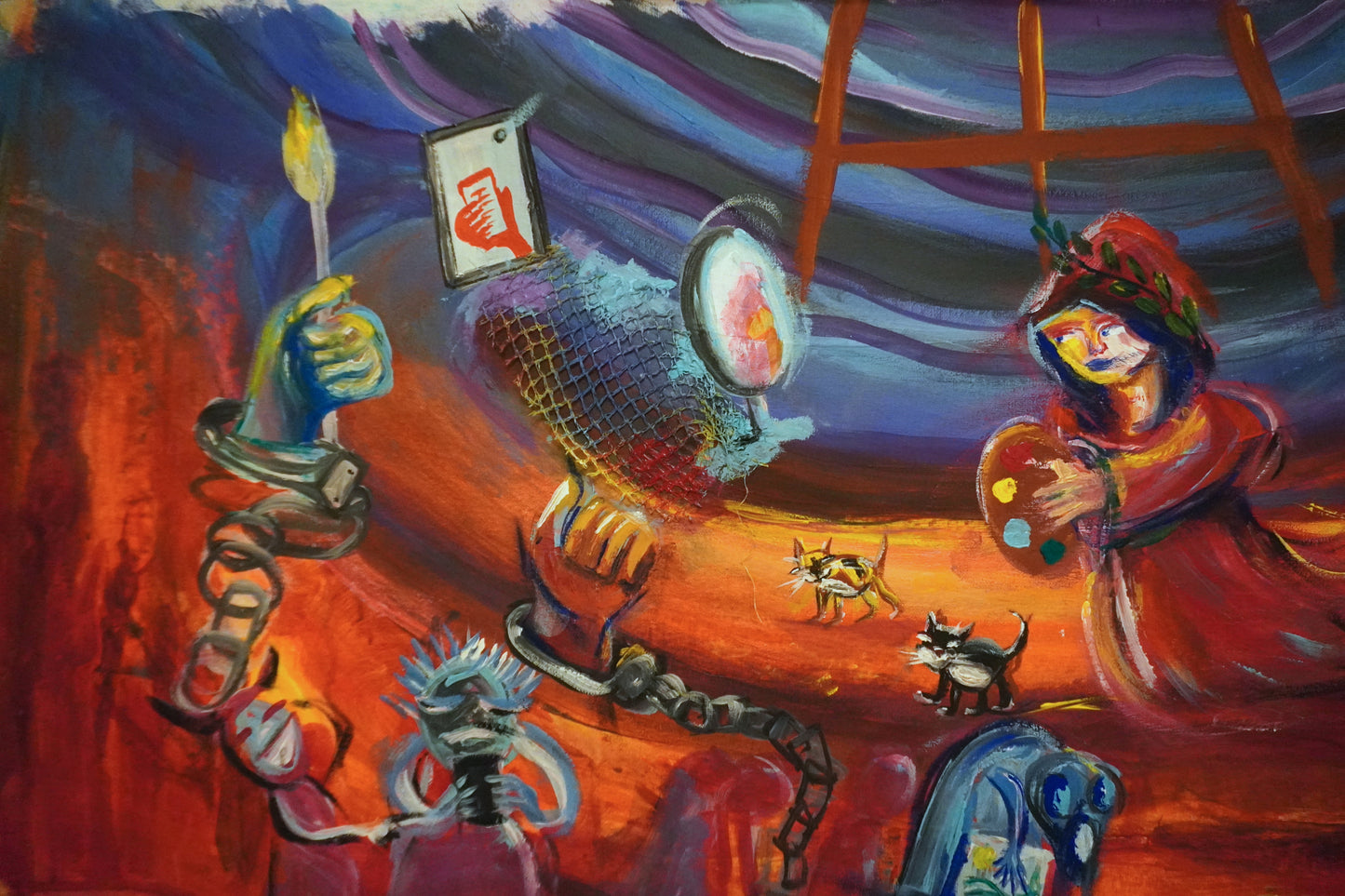 Divina comedia del arte - (Diptych)