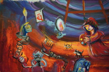 Divina comedia del arte - (Diptych)